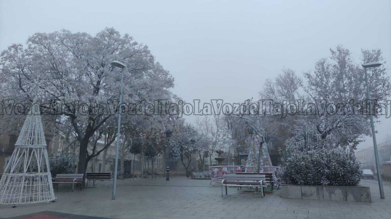 Nieve en el barrio de Azucaica (Toledo)