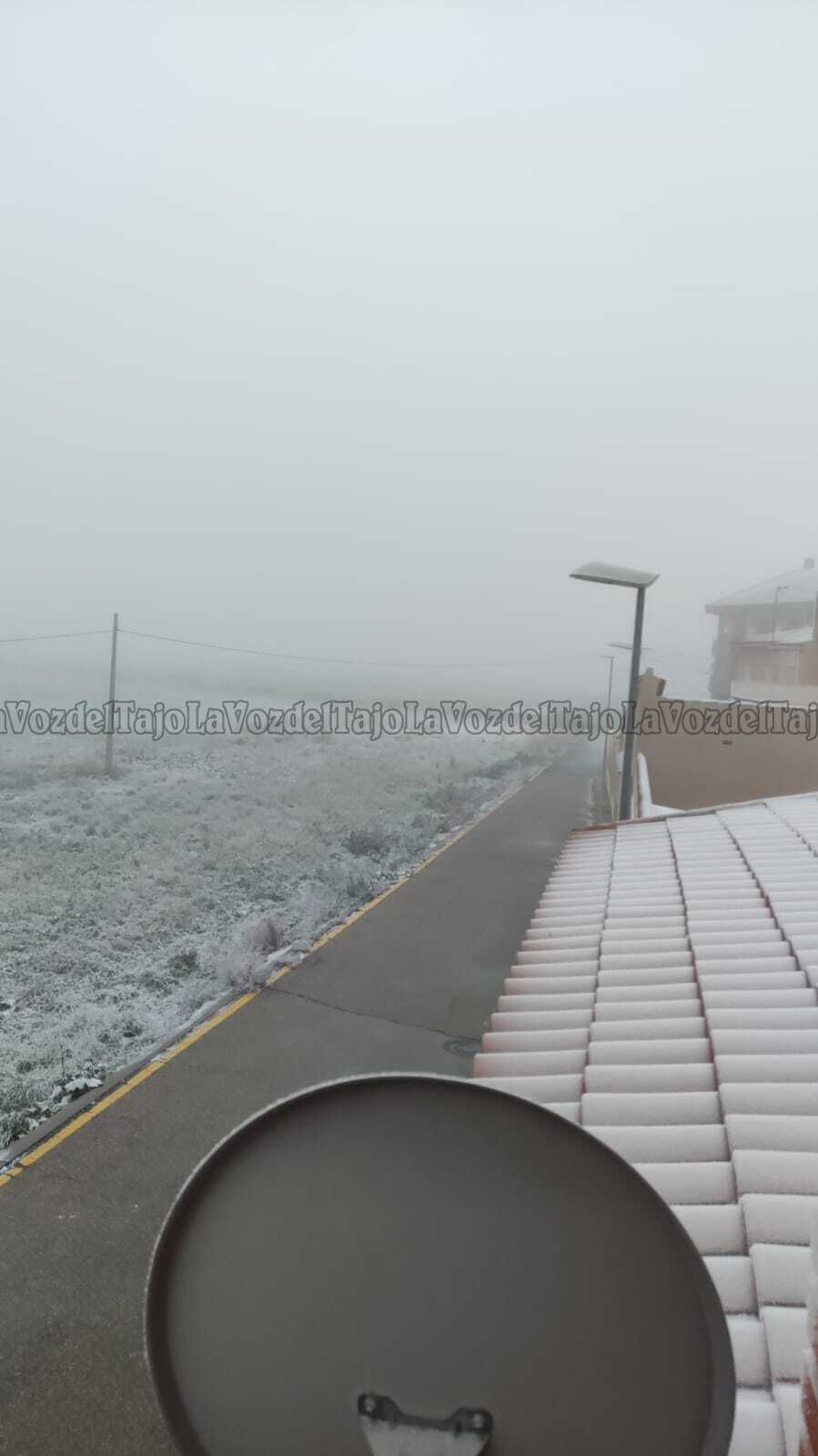 Nieve en el barrio de Azucaica (Toledo)