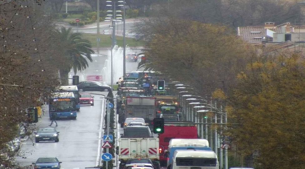 Tractorada en Toledo