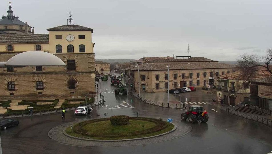 Tractorada en Toledo