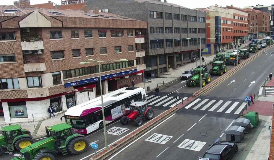 Tractorada en Toledo