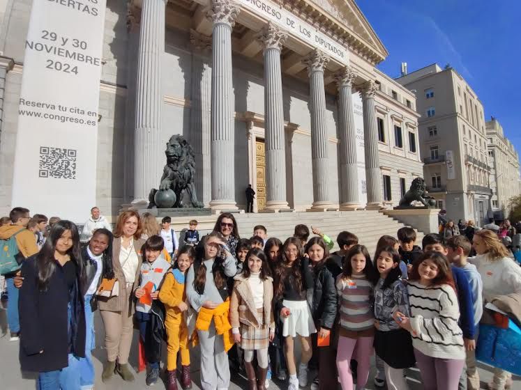 El CEIP Antonio Machado de Talavera visita el Congreso de los Diputados