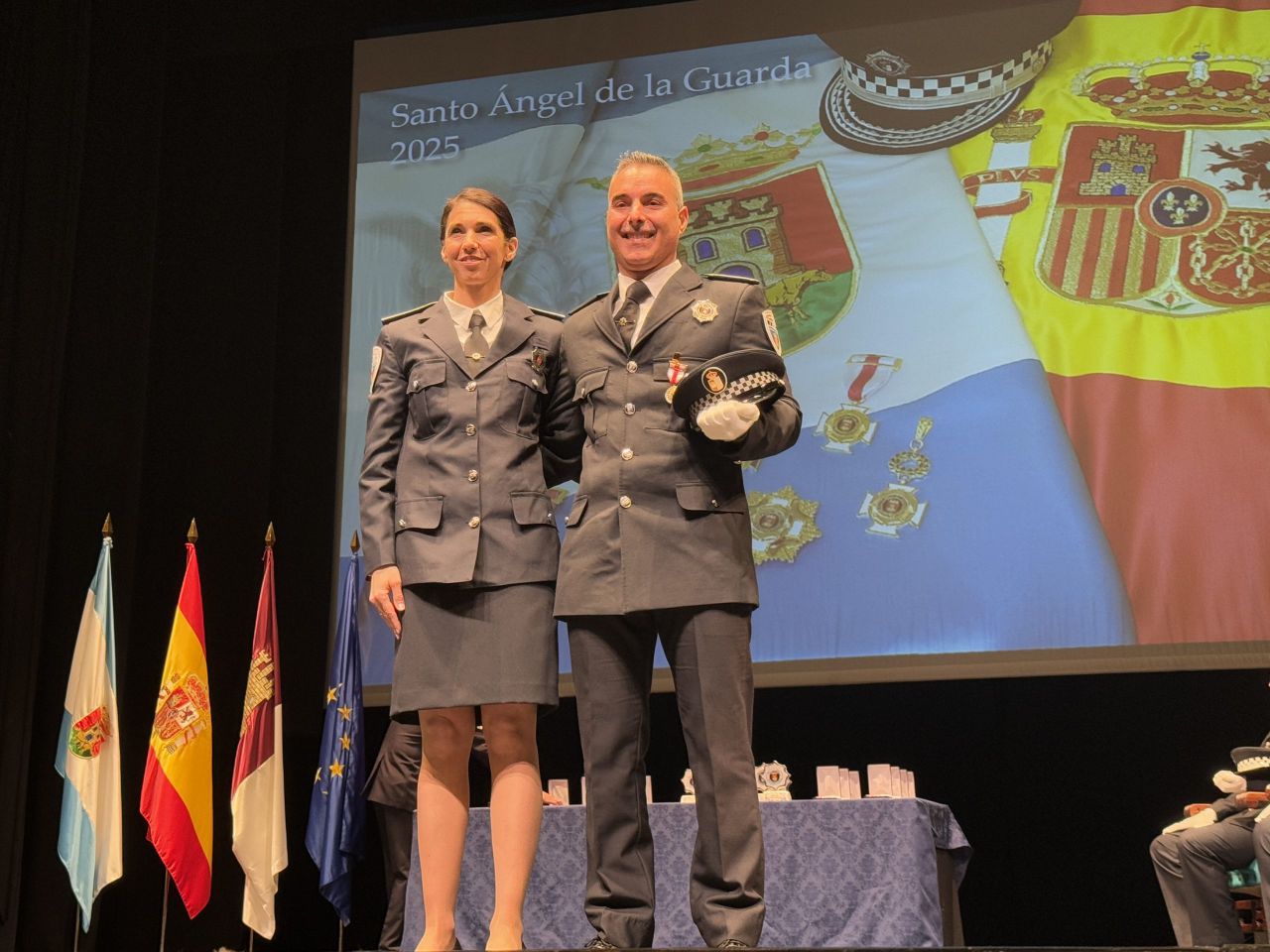 a Policía Local de Talavera celebra su patrón: emoción y muchas fotos