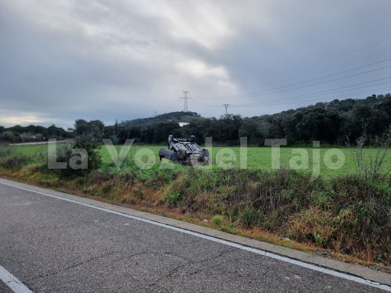 Impactante accidente en la comarca de Talavera de la Reina