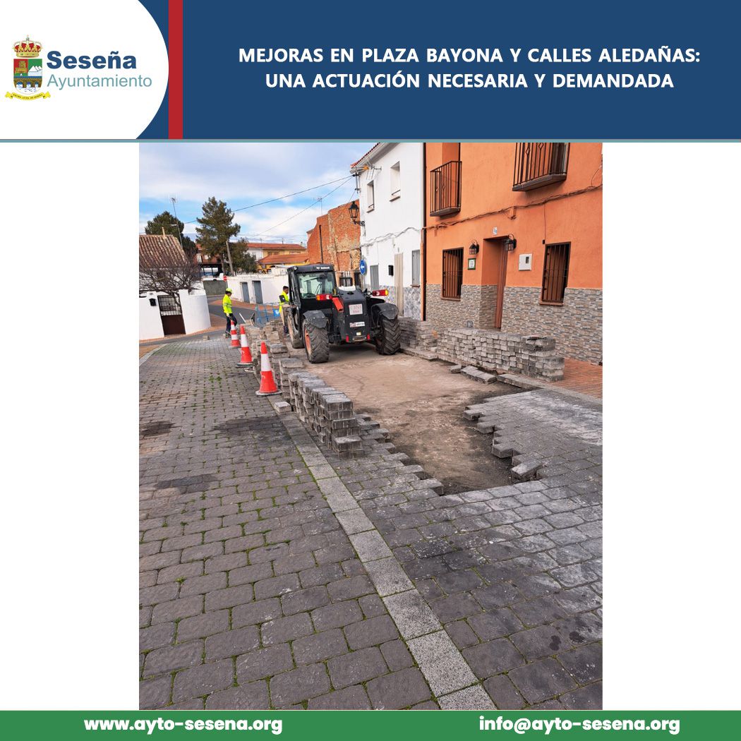 Seseña "mejora" la Plaza Bayona y calles aledañas 