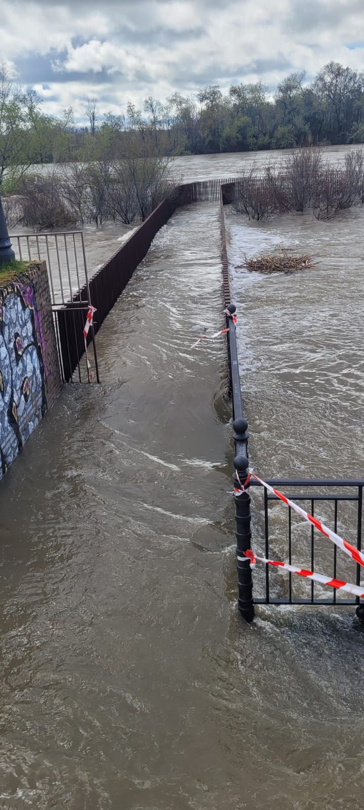 Las images de los efectos de la borrasca Martinho y del desbordamiento del río Tajo en Talavera