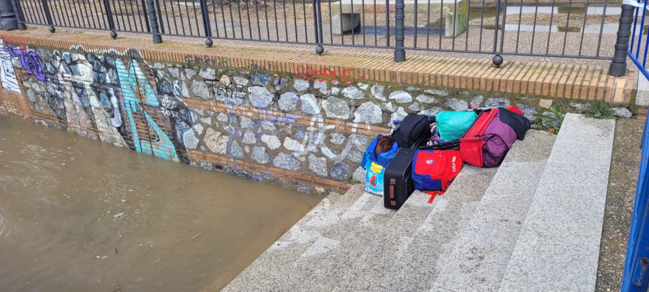 Las images de los efectos de la borrasca Martinho y del desbordamiento del río Tajo en Talavera