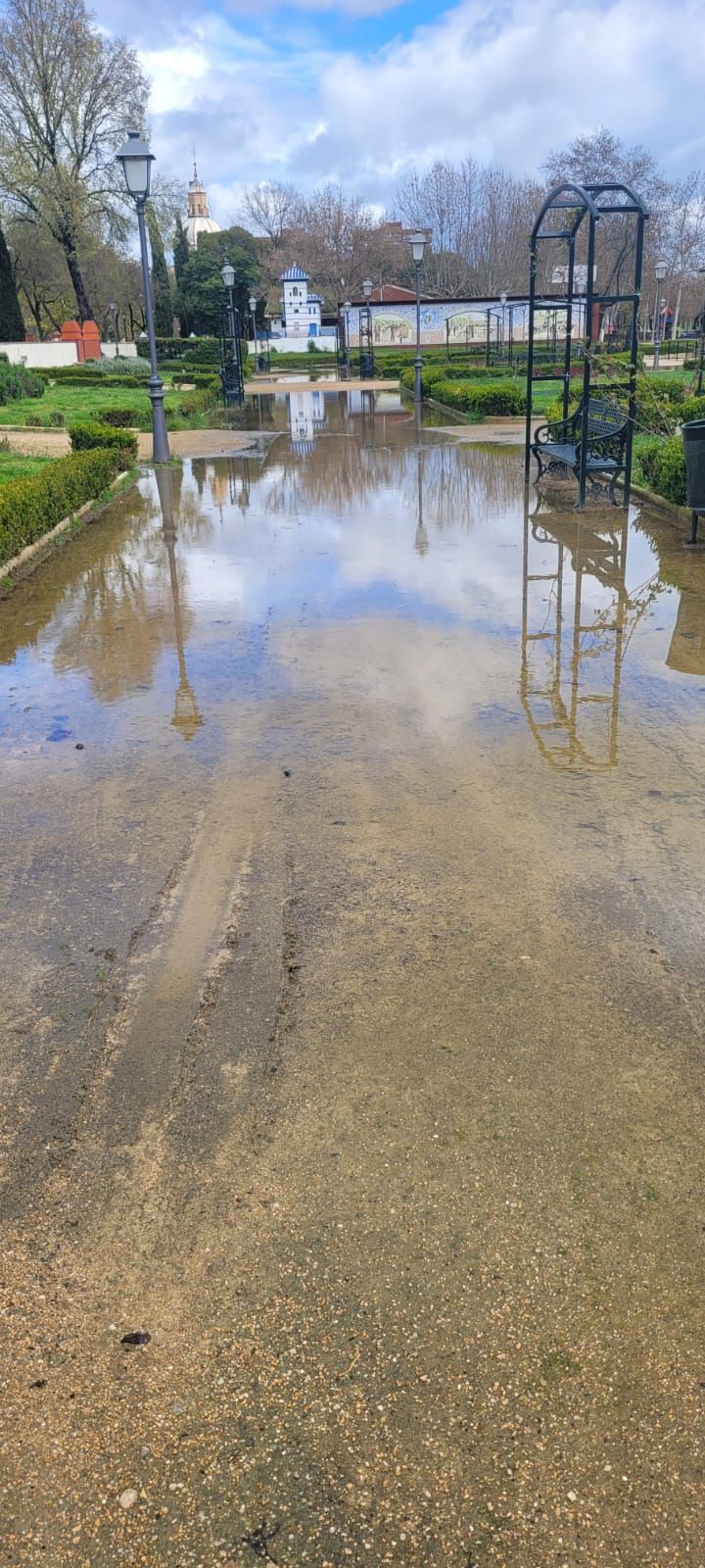 Las images de los efectos de la borrasca Martinho y del desbordamiento del río Tajo en Talavera