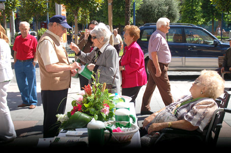 La cuestación se celebró en varios puntos de la ciudad como la Plaza de la Tropical. (Foto: D.D.)