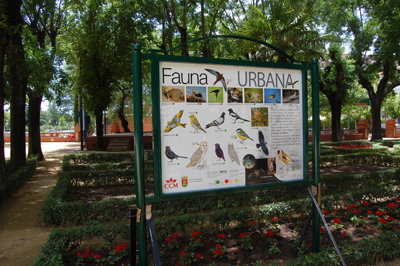 Este punto informativo servira para conocer mejor la fauna de Talavera. (Foto: J.F.)