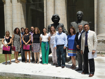 Godoy y Rodríguez junto a los miembros de diversas ciudades AVE. (Foto: LVDT)