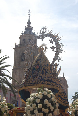 La Patrona recibió el calor de los talaveranos por las calles de la ciudad. (Foto: Carlos Granda)