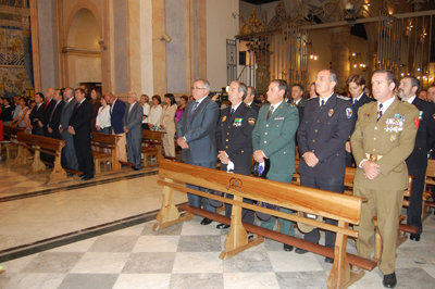 Un momento de la solemne misa celebrada en la Basílica del Prado. (Foto: Carlos Granda)