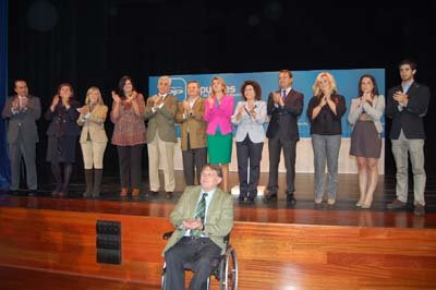 Cospedal acompañó a los candidatos al Senado y al Congreso por Toledo en su presentación en Talavera. (Foto: J.F.)