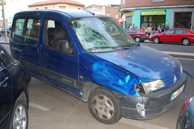 Así quedó el vehículo tras el trágico suceso. (Foto: Carlos Granda)