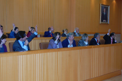 El PP sacó adelante la revisión del precio del agua con el voto en contra de PSOE e IU. (Foto: J.F.)