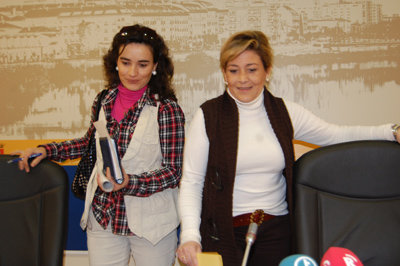 Paniagua y González presentaron el programa para la próxima Navidad. (Foto: J.F.)