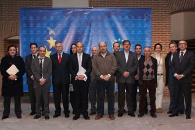 Foto de familia de la constitución de la Comisión de Infraestructuras y Transportes de la FEMP. (Foto: LVDT)