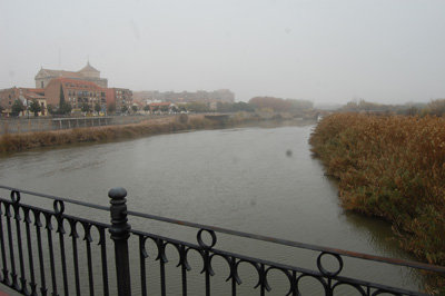 Imagen del río Tajo a su paso por Talavera. (Foto: J.F.)