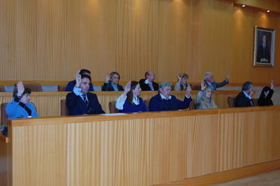 El equipo de Gobierno llevó a pleno esta moción por trámite urgente. (Foto: J.F.)