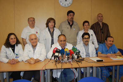 Los representantes de los trabajadores fueron poco optimistas sobre la evolución de la gestión actual en el Hospital. (Foto: J.F.)