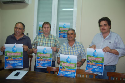 Regantes y Plataforma del Tajo, unidos en la defensa de los recursos hídricos para la comarca. (Foto: J.F.)