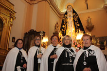 La Procesión de la Virgen de los Dolores abre este viernes la Semana Santa de Carmena