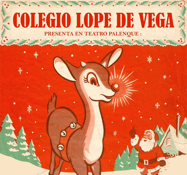 Rudolph en la gala de Navidad del Lope de Vega