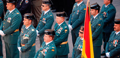 Homenaje a la Guardia Civil en Talavera en el Día del Pilar