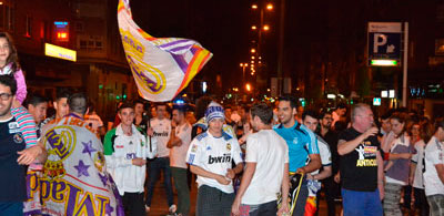 Talavera se suma a la celebración madridista de la Copa del Rey