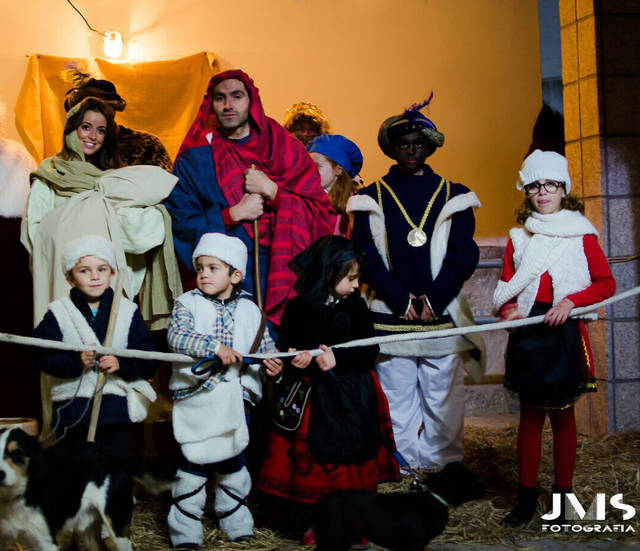 Éxito de visitantes del Belén viviente de Pepino