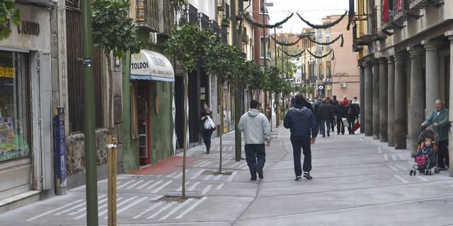 Oposición de los comerciantes a la peatonalización de la Corredera