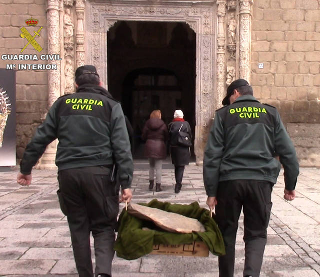 Una estela Funeraria para el museo de Santa Cruz