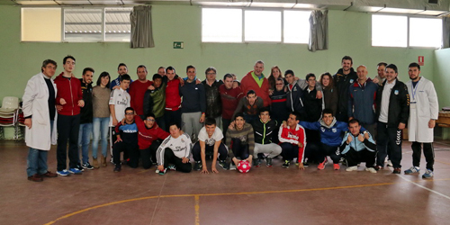 El Soliss FS Talavera vivió este miércoles su 'Aula Fútsal' más especial