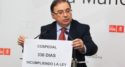 Mora:”Cospedal lleva 330 días incumpliendo la Ley al no publicar desde diciembre de 2012 las listas de espera de la Sanidad” 