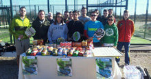 NNGG Talavera inaugura el IV Torneo Solidario de Padel destinado a la recogida de alimentos para los más necesitados