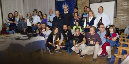 José María Ochoa y Alfonso Tertre, del Náutico Serranillos, entre los premiados en la Gala de la Vela de Castilla-La Mancha