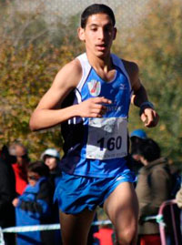 Mohamed el Ouzadi, bronce en el Nacional Junior de 5.000 metros