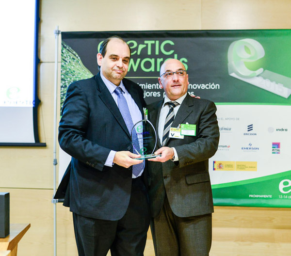 José Mª Ramón de Fata recoge el enerTIC Award