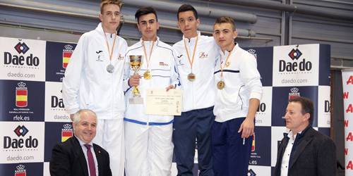 Sergio Ollero logra la medalla de bronce en el Nacional de Kárate