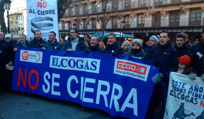 Trabajadores de Elcogas piden en Toledo a la Junta que se implique en la solución al cierre