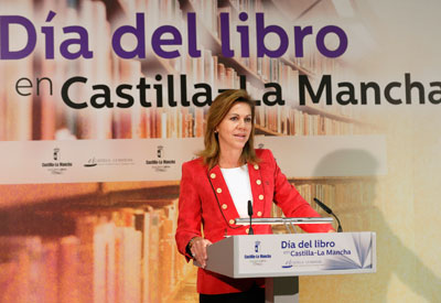 Cospedal: “Necesitamos los libros para vivir; para hacer una sociedad más abierta y plural”