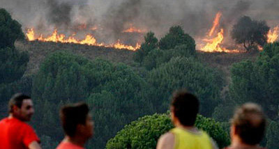 El incendio de Almorox ha afectado a un perímetro de 1.300 hectáreas