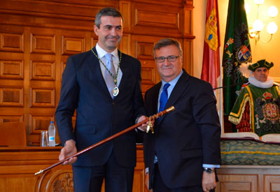 Álvaro Gutiérrez toma posesión como presidente de la Diputación de Toledo