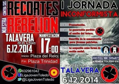 Polémica ante la celebración de la I 'Jornada Inconformista' de la Liga Joven en Talavera