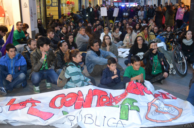 Nueva manifestación contra la LOMCE y el ministro Wert