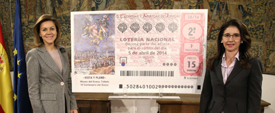 Cospedal y García presentan el Sorteo Especial de Loterías con motivo del IV Centenario del Greco