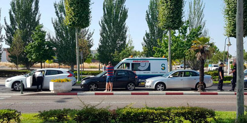 Accidente en la Avenida Madrid