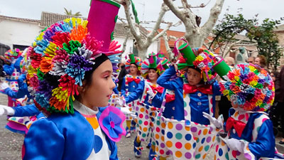 Calera vive un Carnaval multitudinario en todo el pueblo