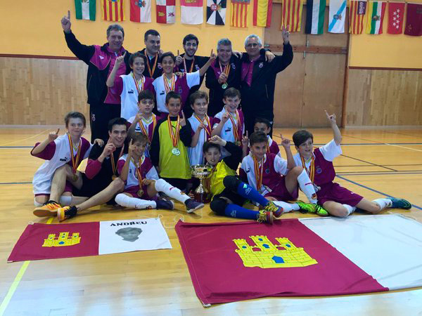 CLM Campeona de España alevín de FS